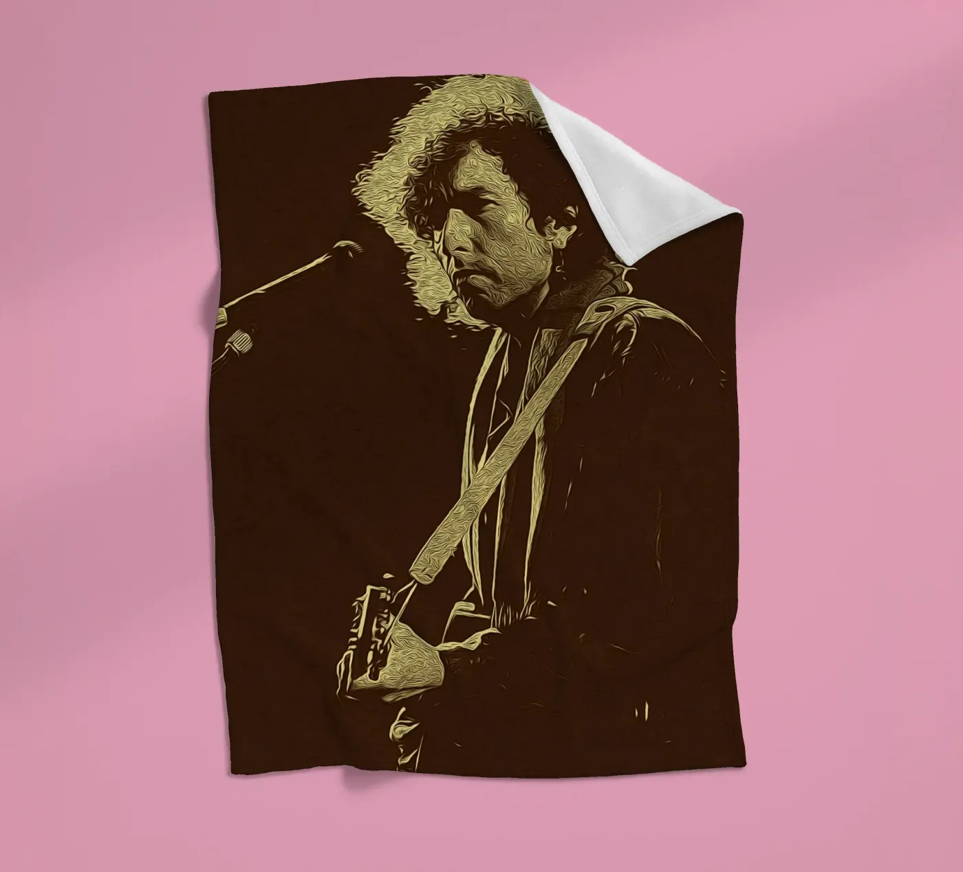 Shadow Notes Fleecedecke von singpentinksale