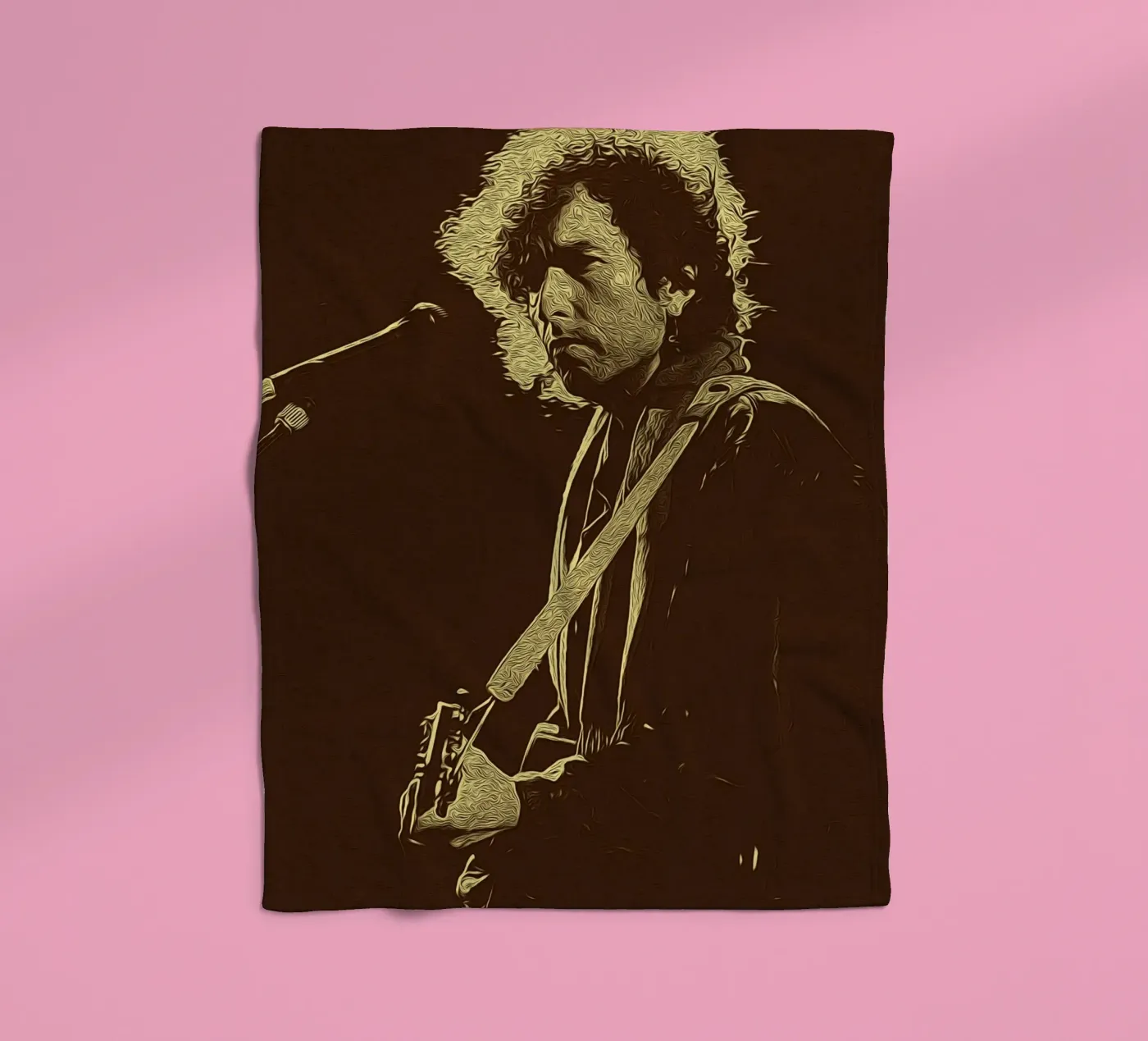 Shadow Notes Fleecedecke von singpentinksale