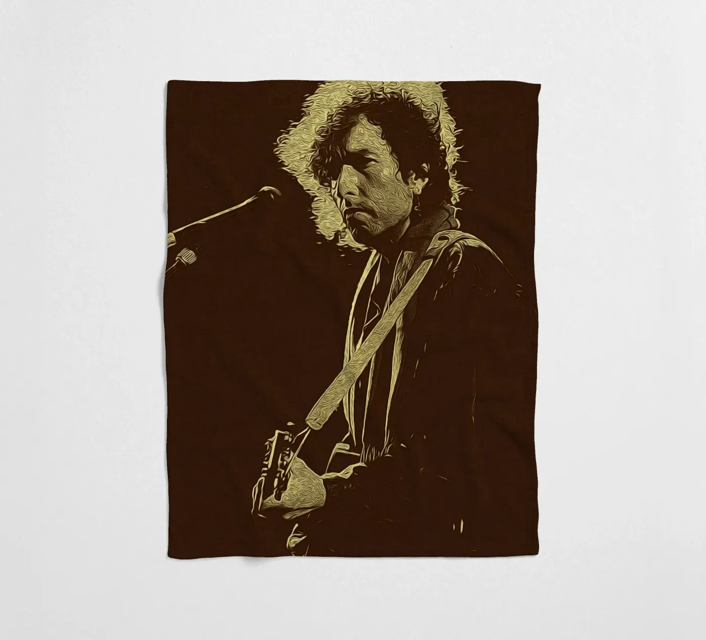 Shadow Notes Fleecedecke von singpentinksale