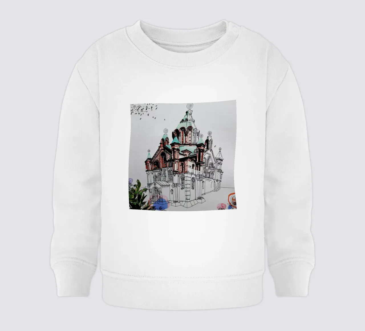 Helsinki baby sweatshirt by Alex Egea