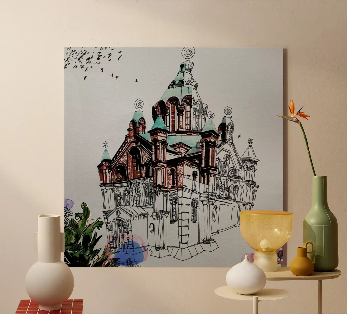 Helsinki Acryl-Glas von Alex Egea