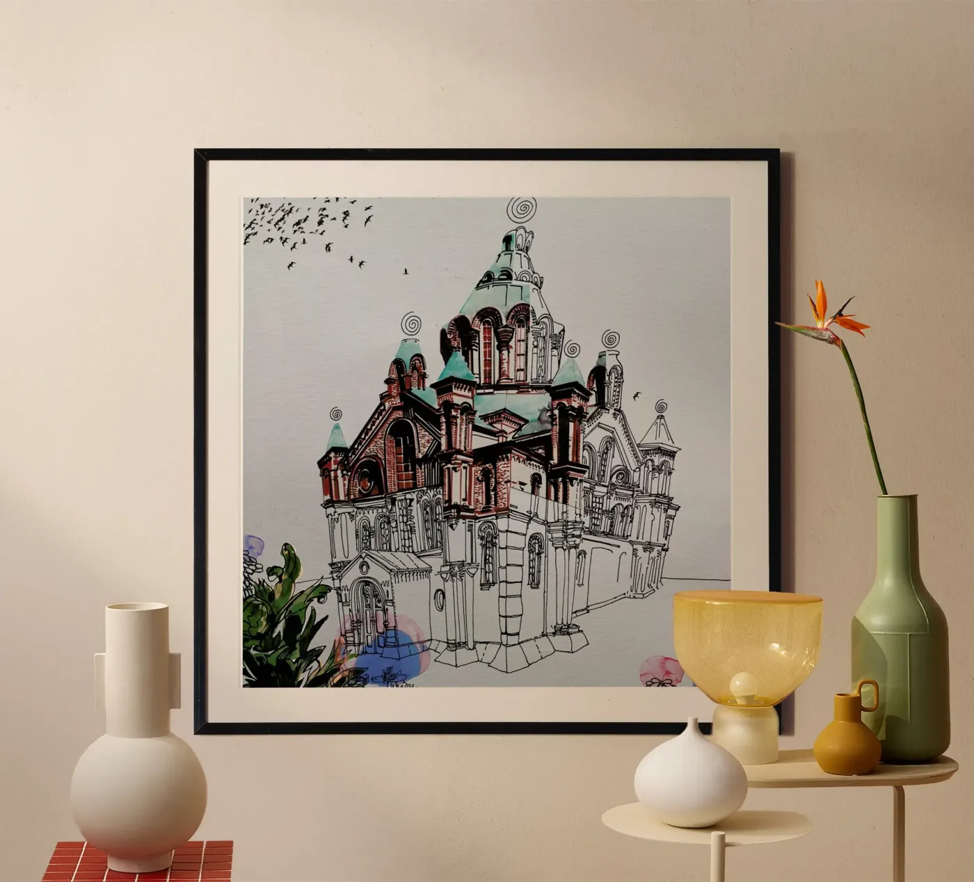 Helsinki Poster von Alex Egea