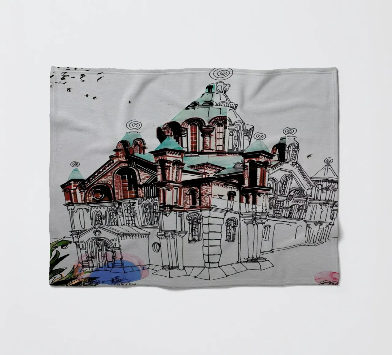 Helsinki coperta in pile da Alex Egea
