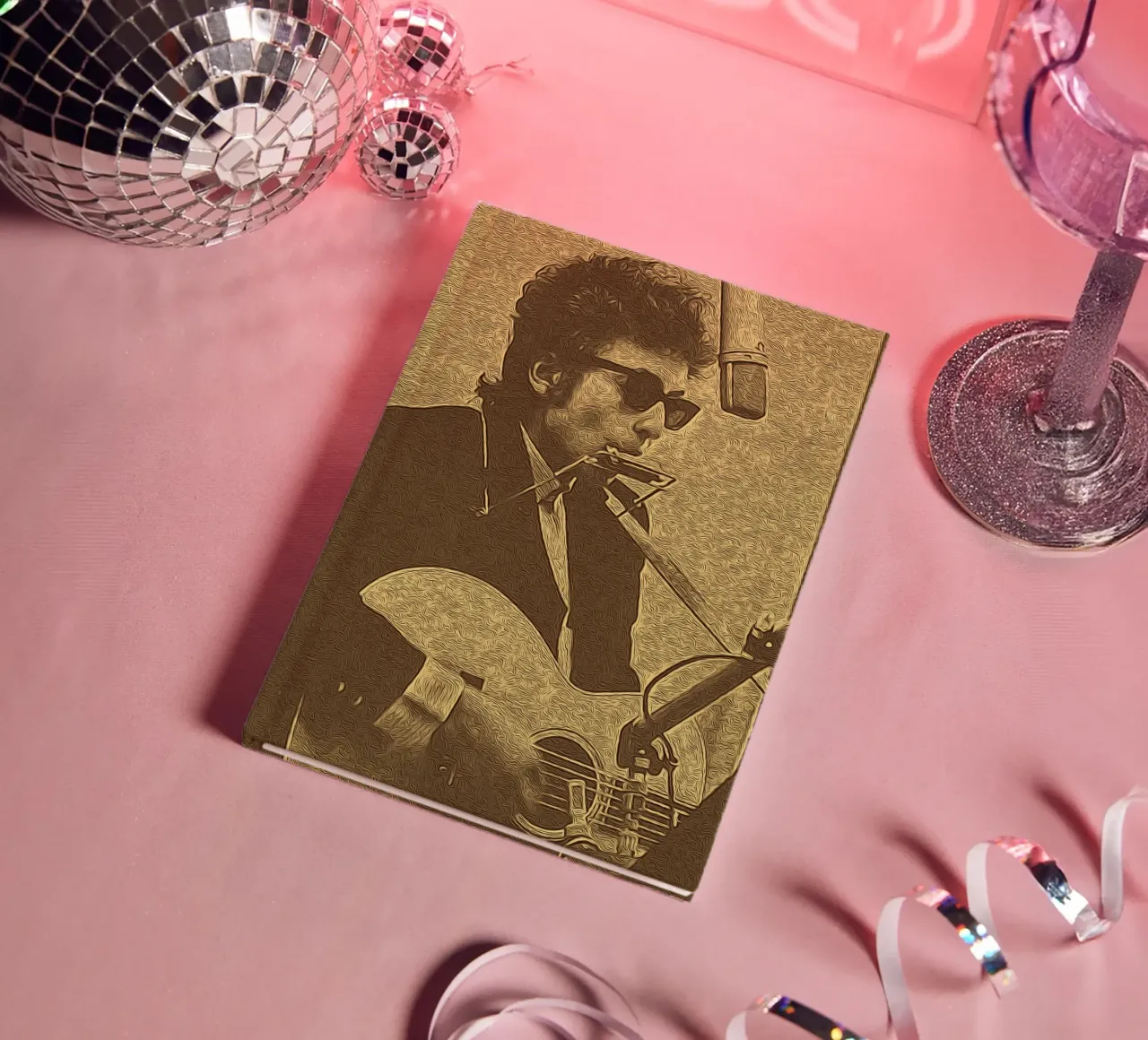 Shades and Strings notebook by singpentinksale