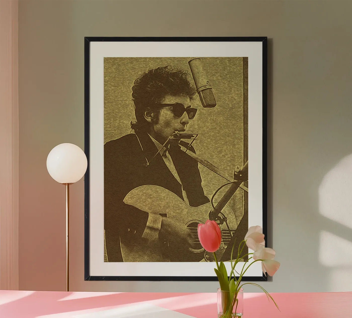 Sfumature e corde poster da singpentinksale