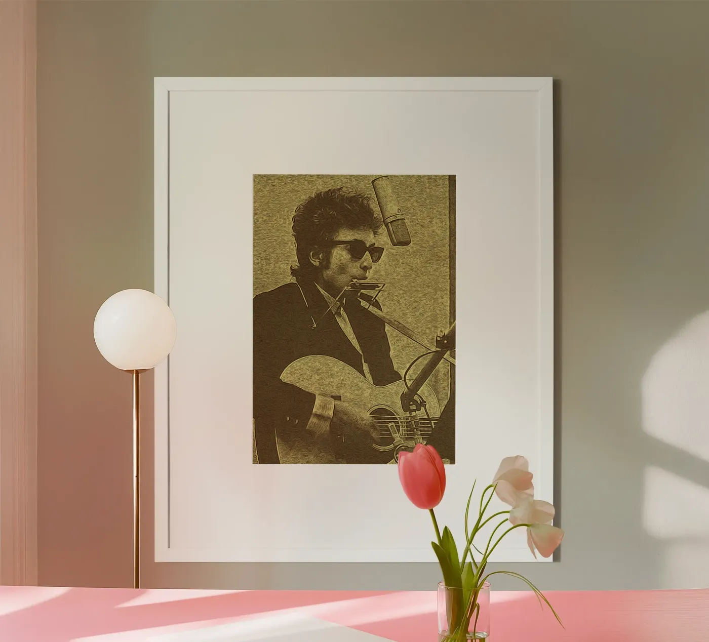 Sfumature e corde poster da singpentinksale
