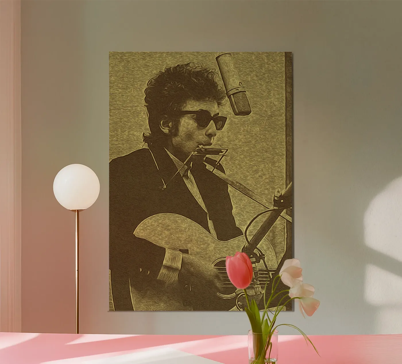 Sfumature e corde poster da singpentinksale