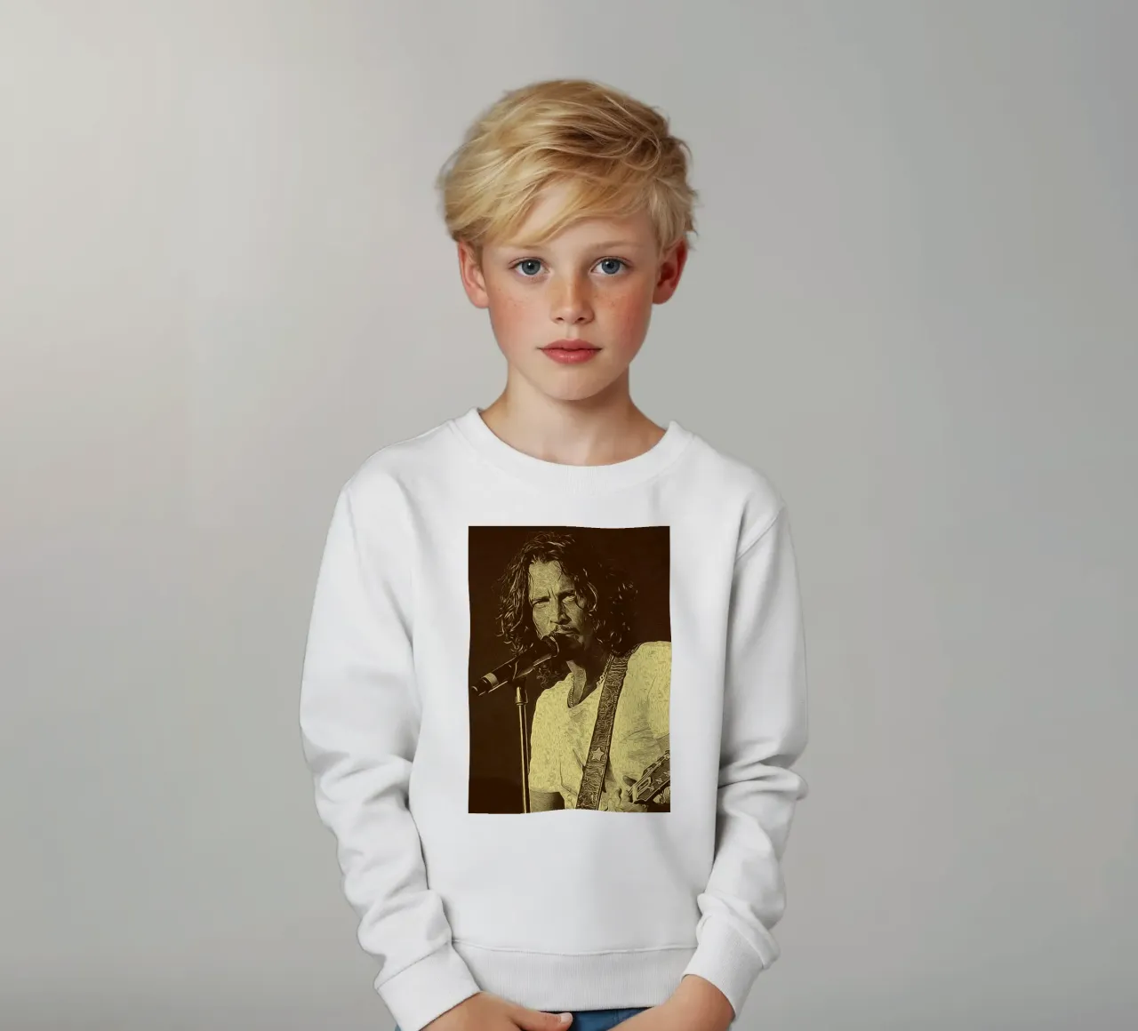 Gli echi di Chris Cornell sotto i riflettori felpa bambino da singpentinksale