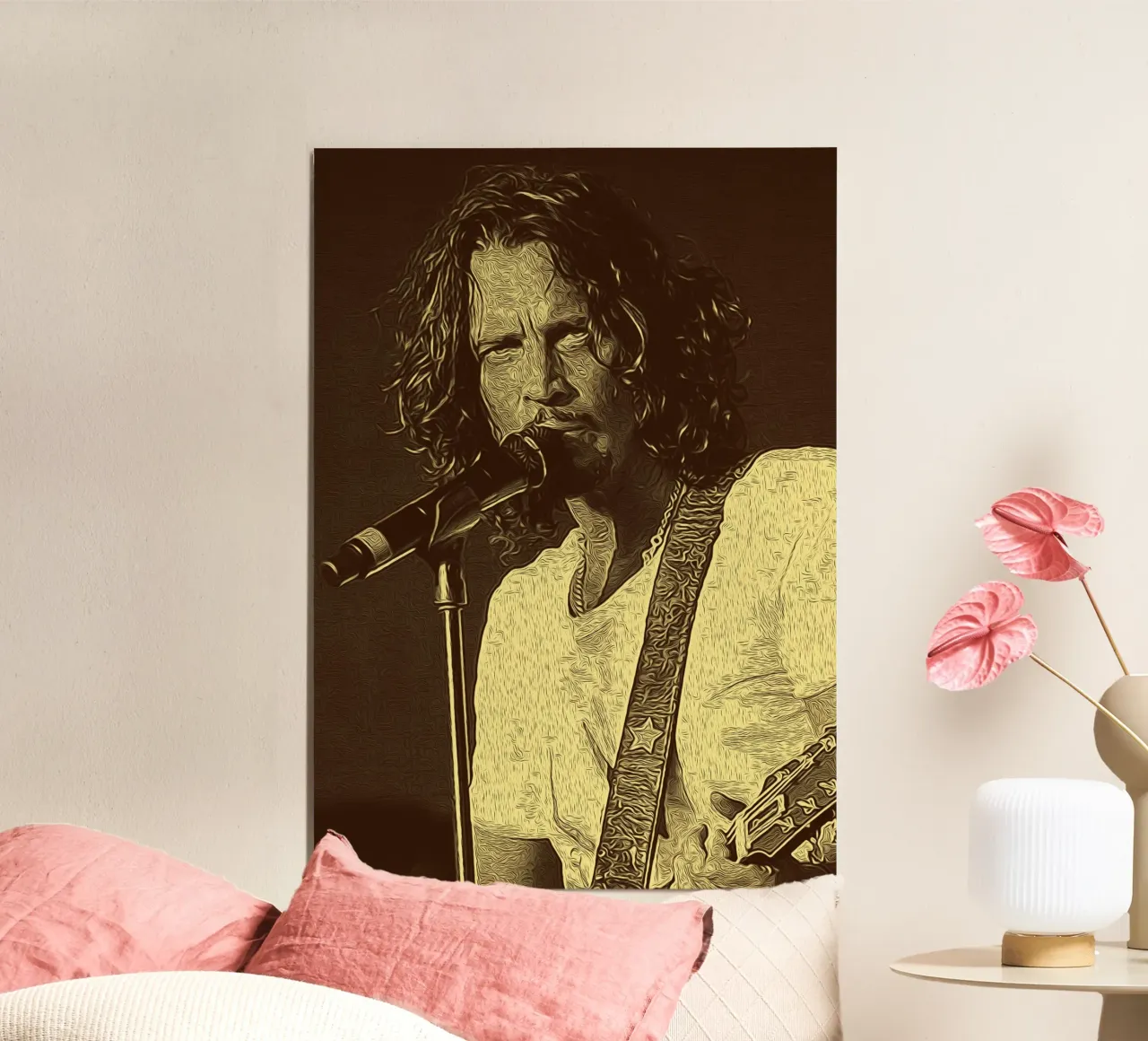 Gli echi di Chris Cornell sotto i riflettori alluminio dibond da singpentinksale