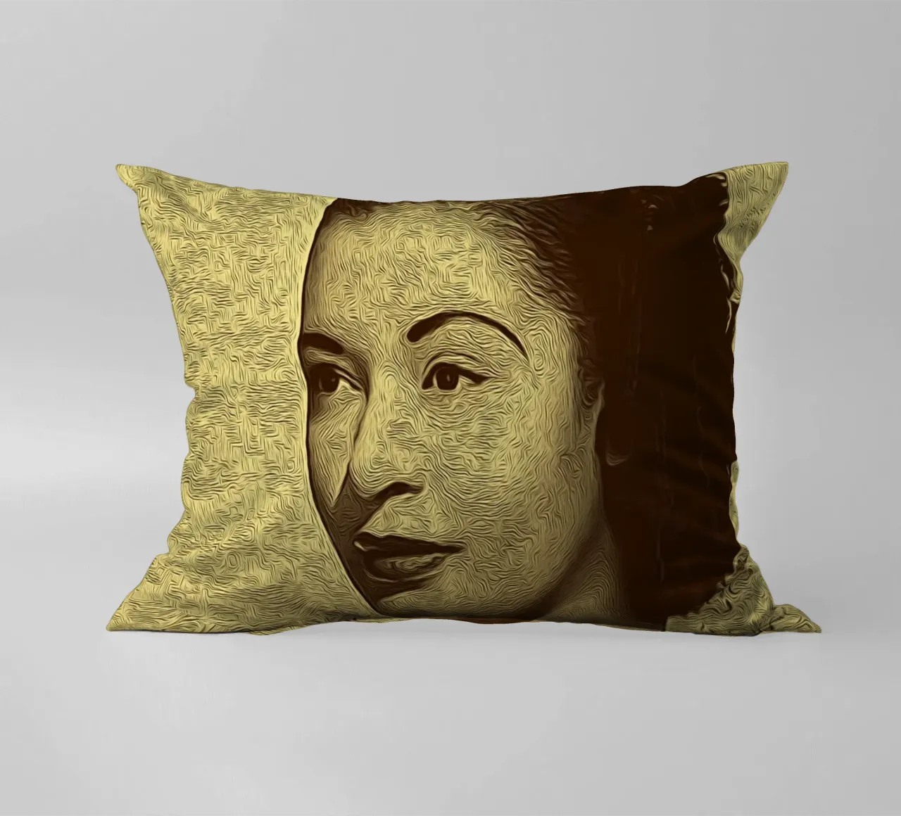Sguardo senza tempo cuscino da singpentinksale