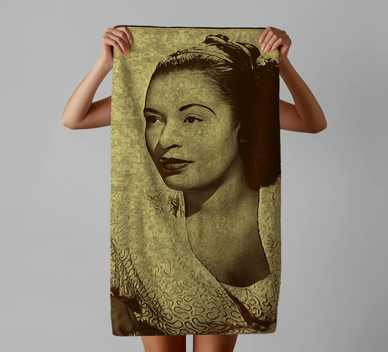 Mirada intemporal toalla de baño de singpentinksale