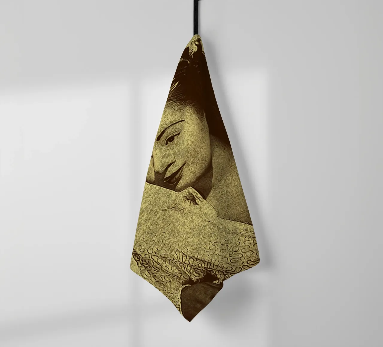Timeless Gaze tea towel by singpentinksale