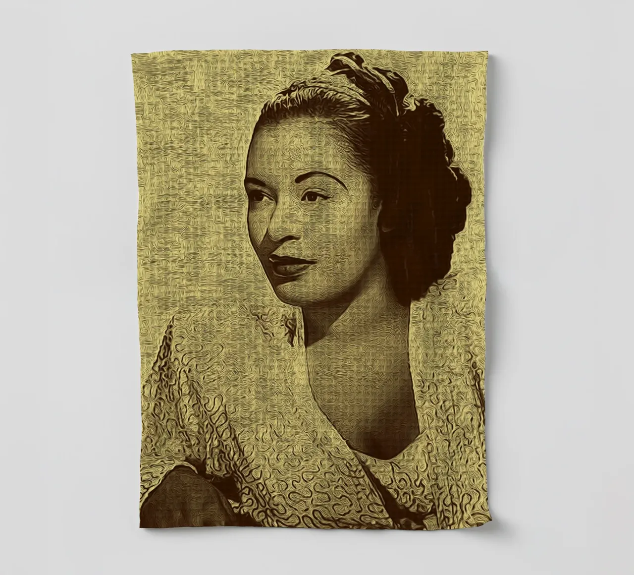 Timeless Gaze tea towel by singpentinksale