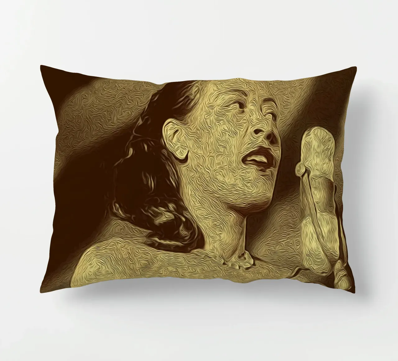The Spotlight's Soft Glow decorative cushion by singpentinksale
