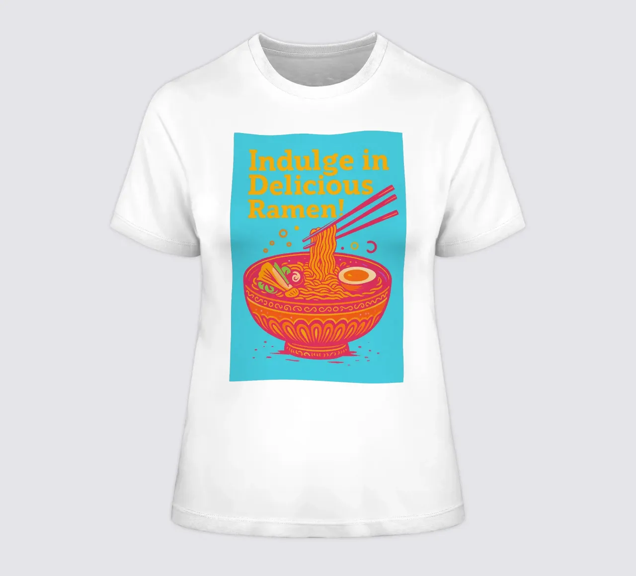 Delicious Ramen women's fitted t-shirt by oneone