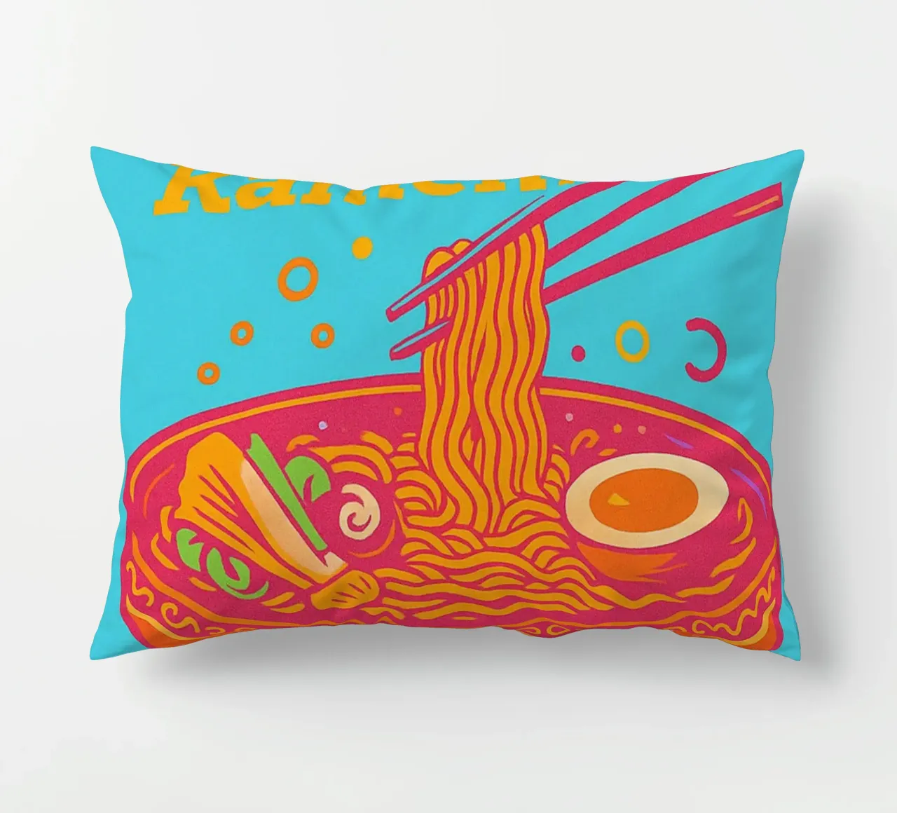 Delicious Ramen decorative cushion by oneone