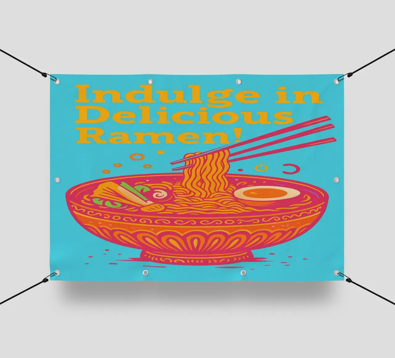 Delizioso Ramen telo in pvc da oneone