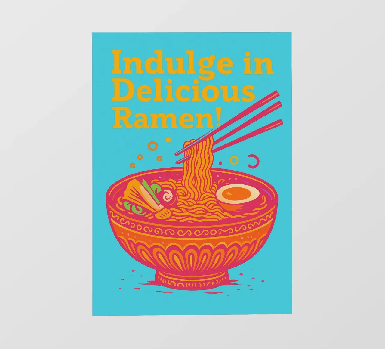 Delizioso Ramen telo in pvc da oneone