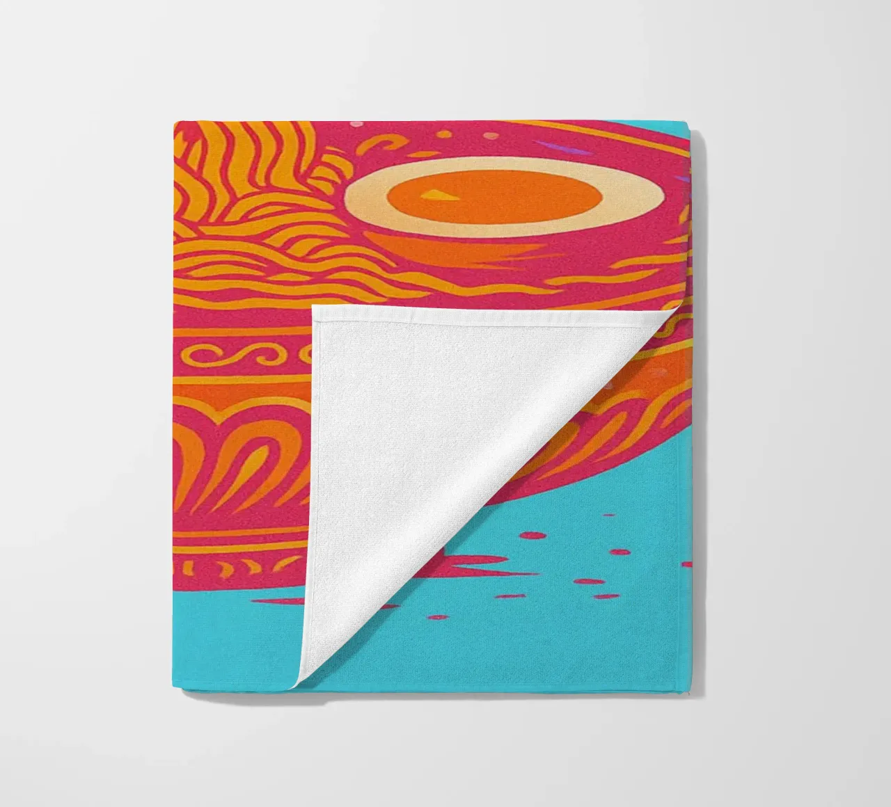 Delicious Ramen beach towel by oneone