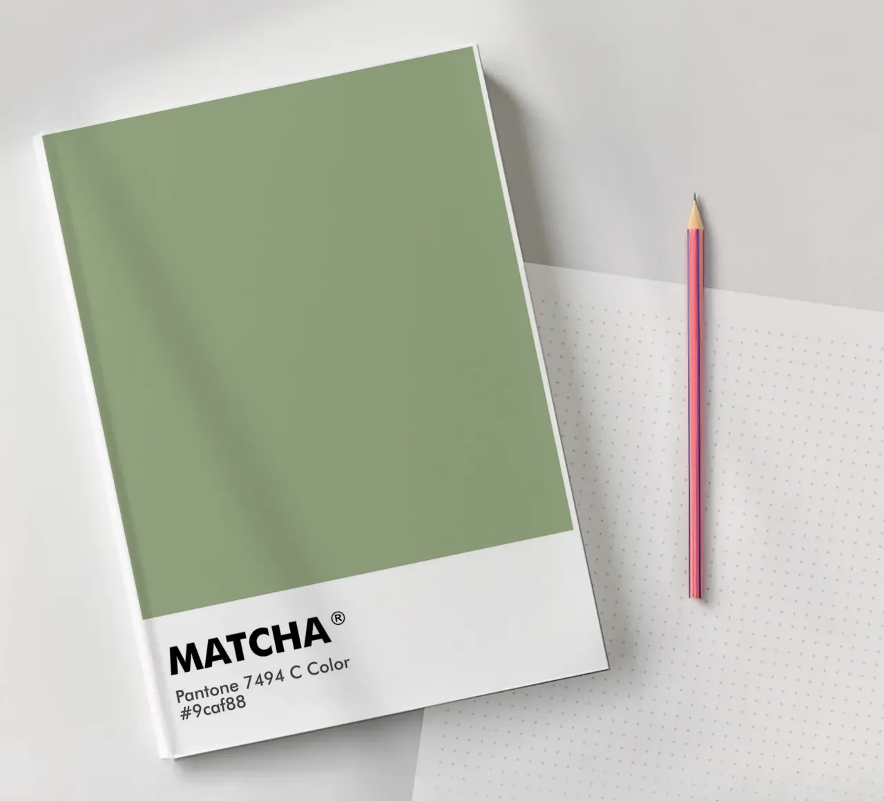 PANTONE MATCHA notebook by ColorShop