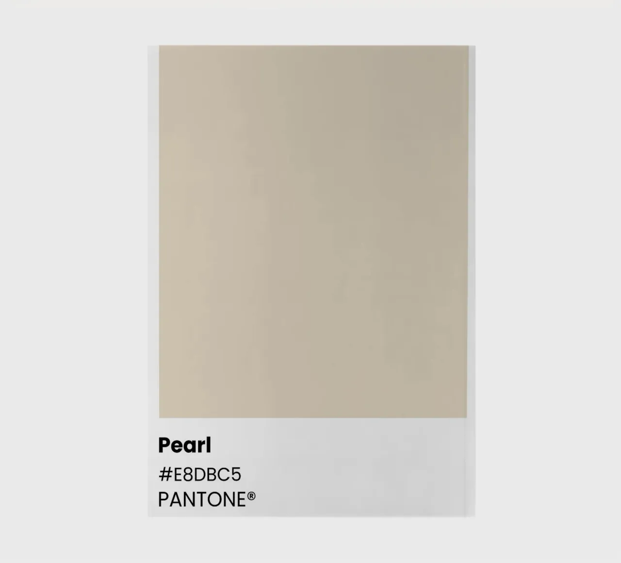 Pantone Pearl Color notebook by ColorShop