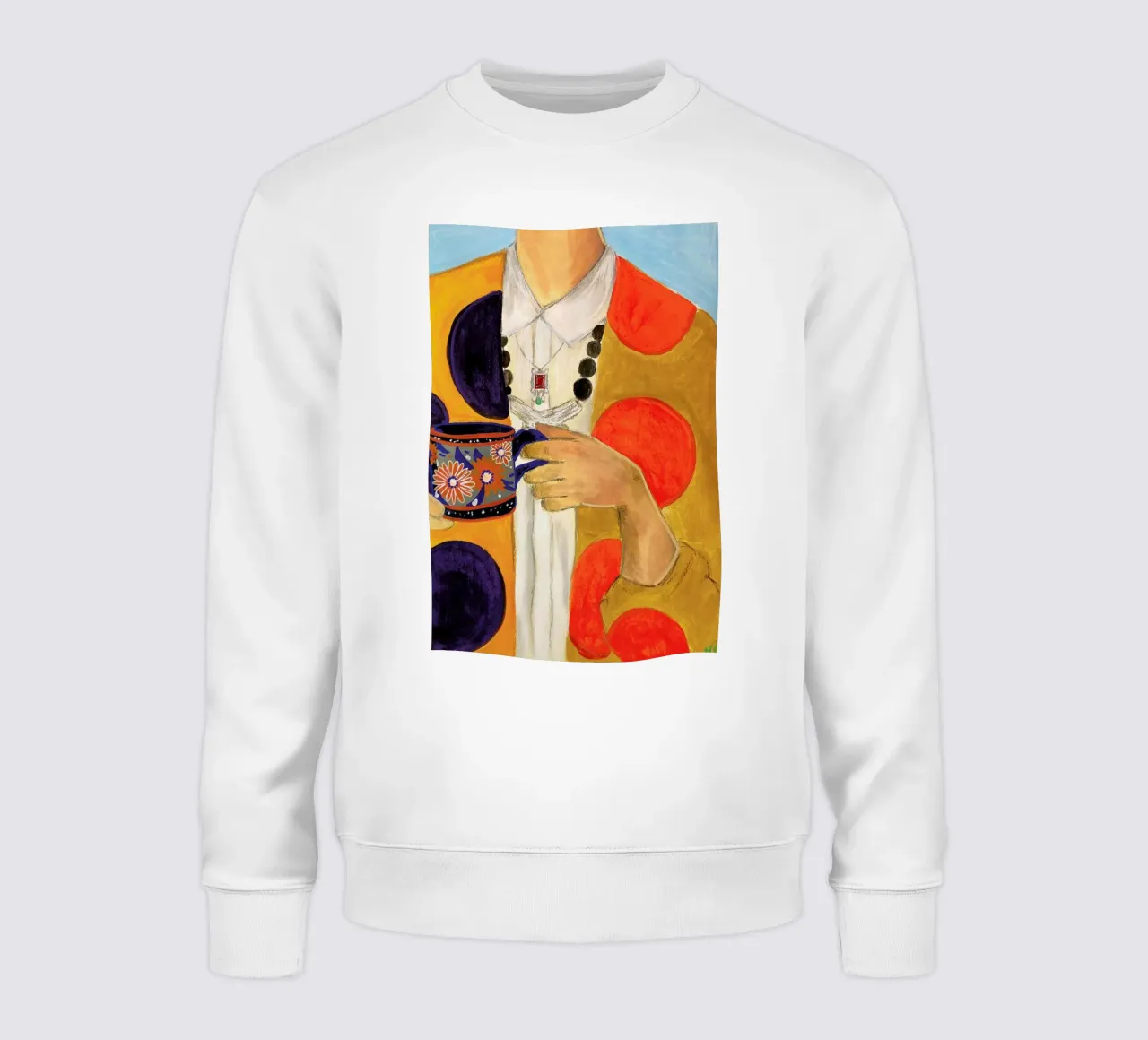 Coffee And Polka Dots felpa da Paloma Kua