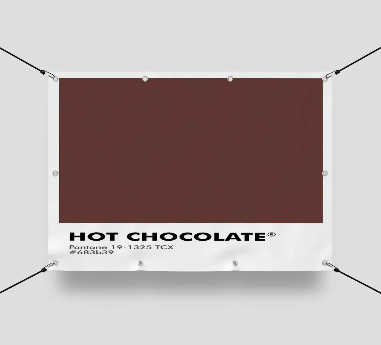 CIOCCOLATA CALDA PANTONE telo in pvc da ColorShop
