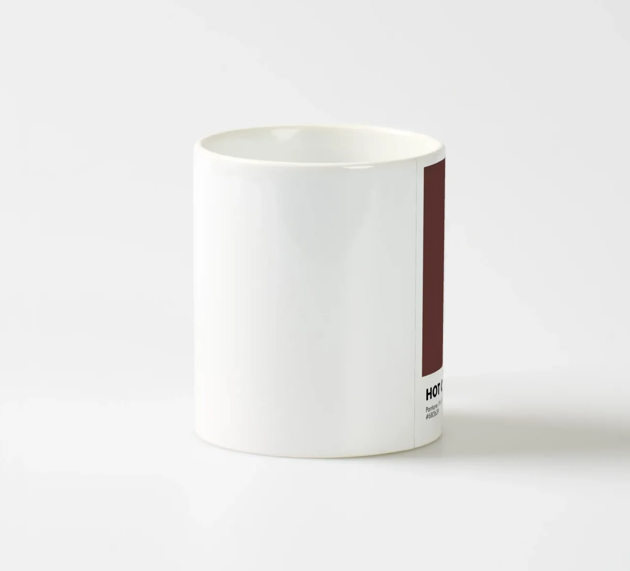 CIOCCOLATA CALDA PANTONE tazza in ceramica da ColorShop