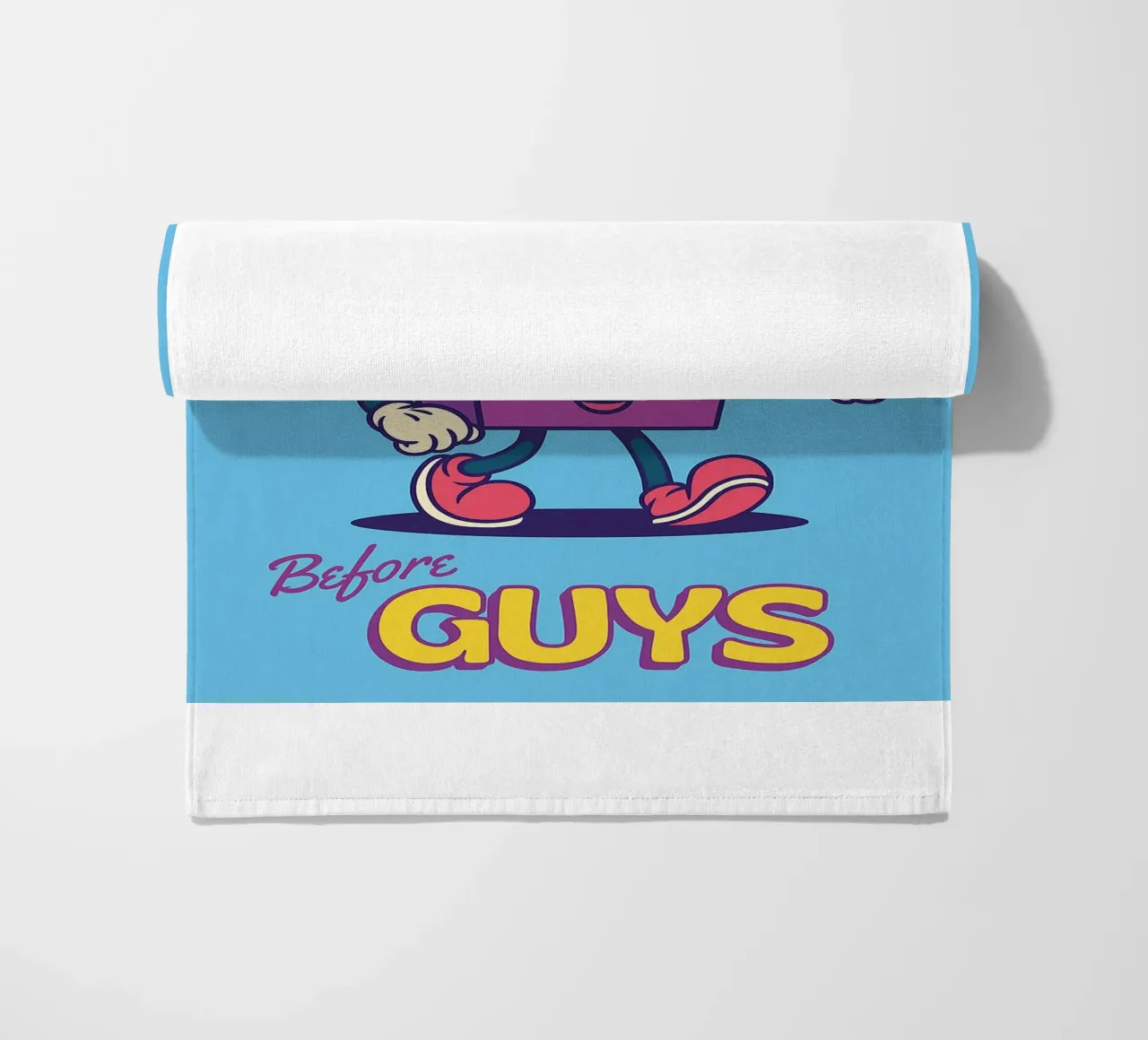 Fries before Guys beach towel by oneone