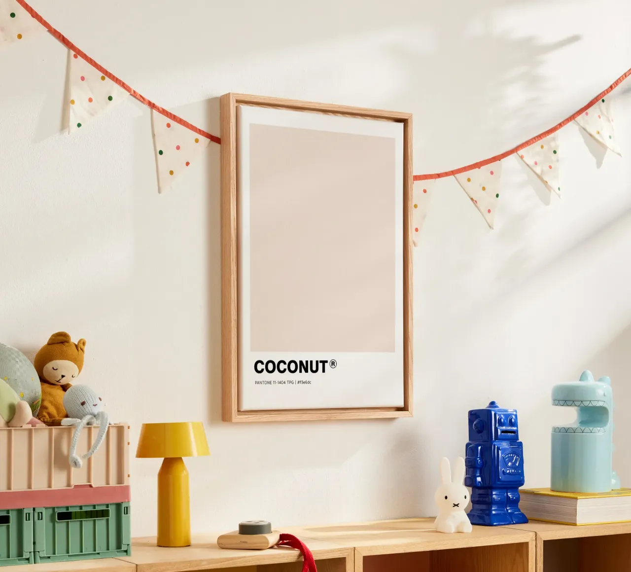 COCO lienzo con Marco flotante de ColorShop