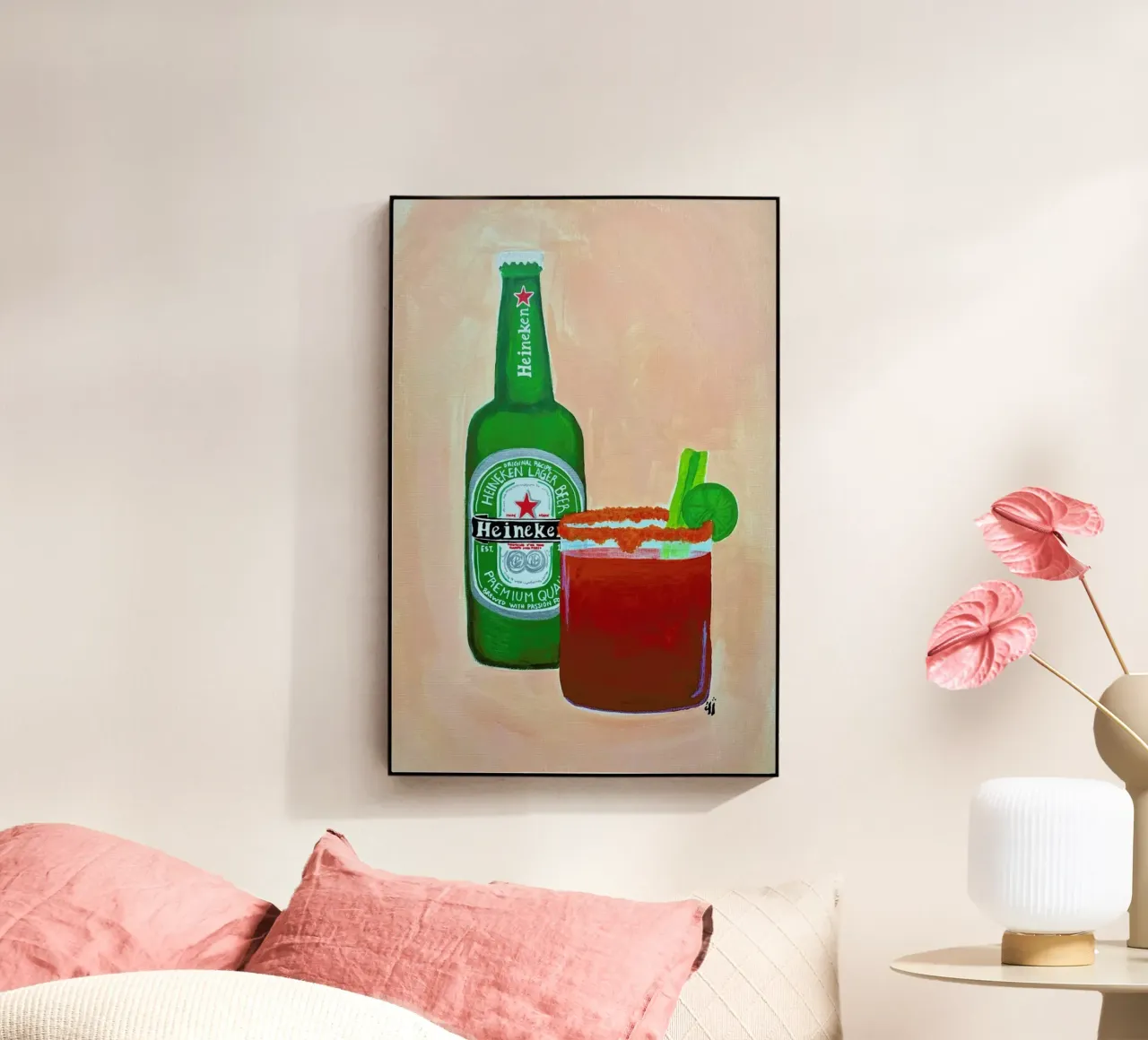 Heineken plexiglass da Paloma Kua