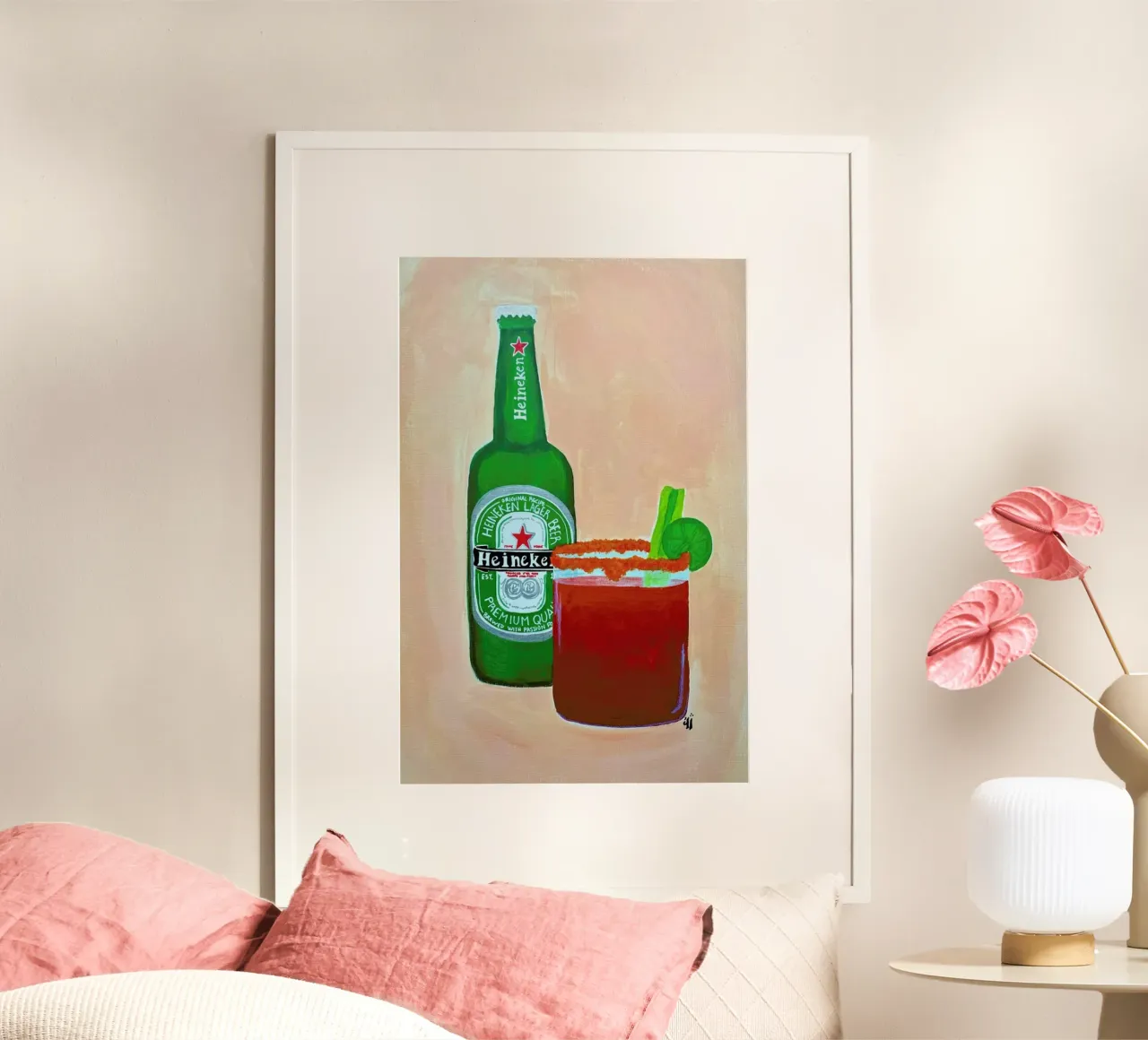 Heineken poster da Paloma Kua