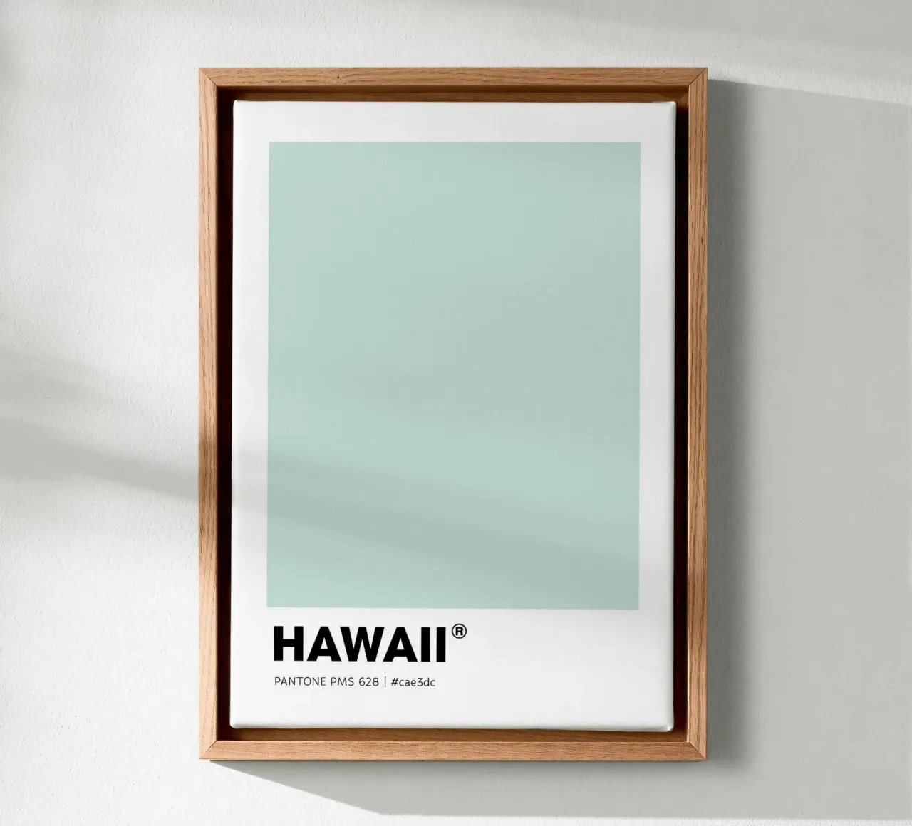 Hawaii tela con Cornice a cassetta da ColorShop