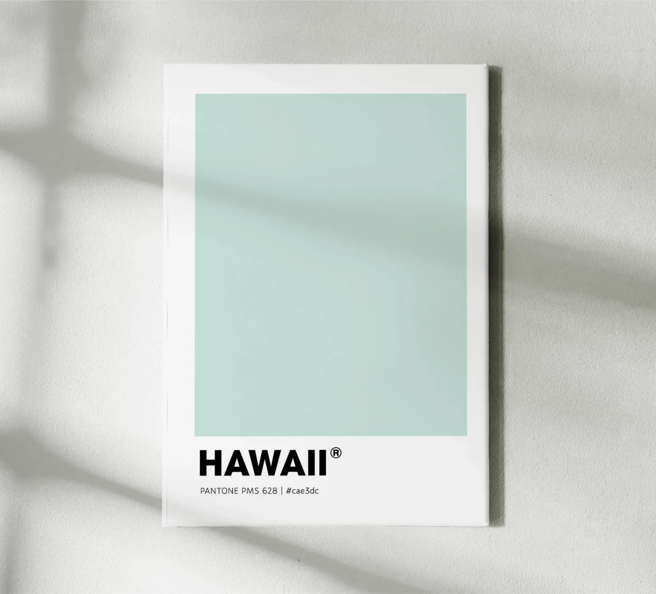 Hawaii tela con Cornice a cassetta da ColorShop