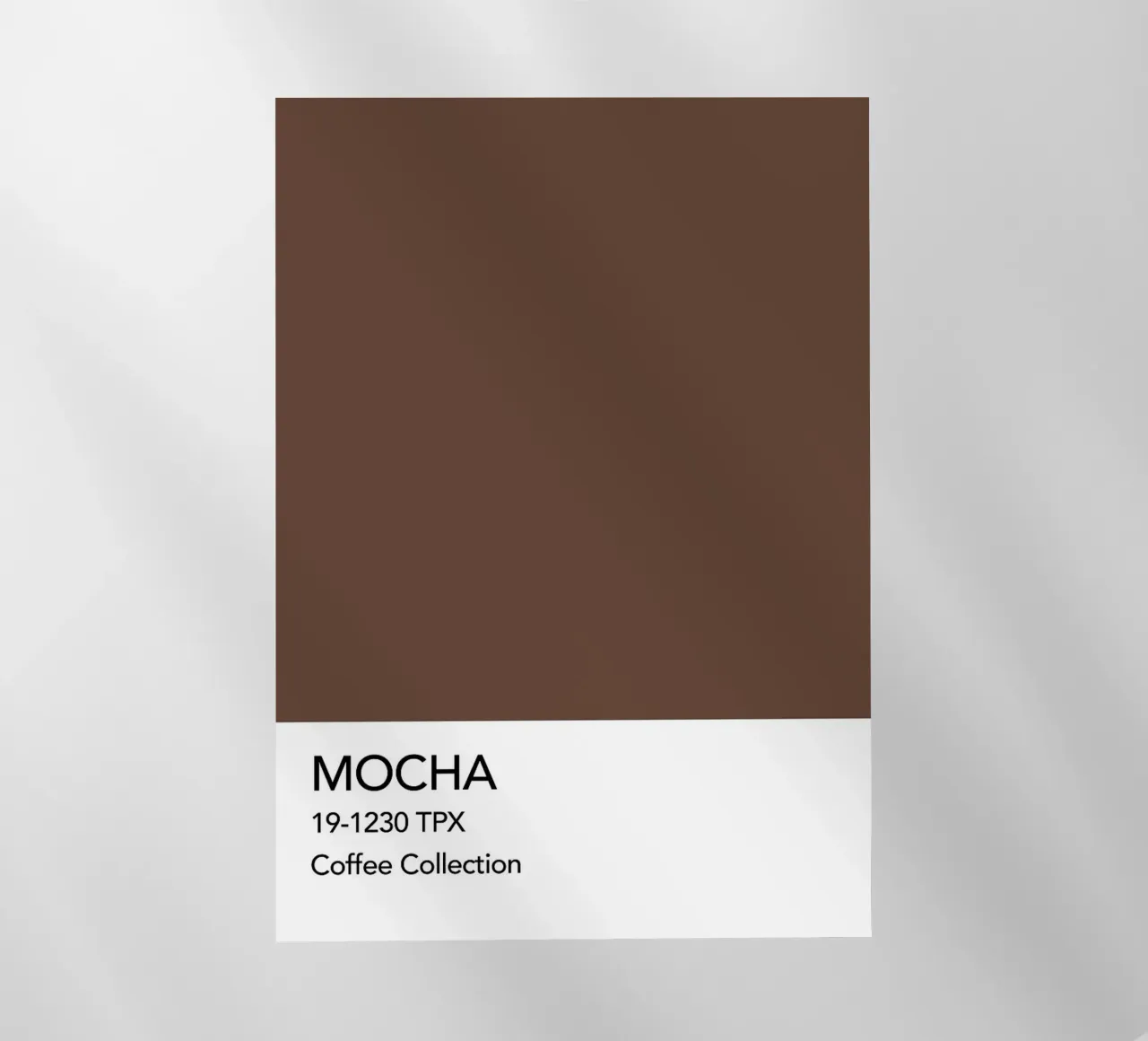 Caffè moka Colore pantone pellicola backlit da ColorShop