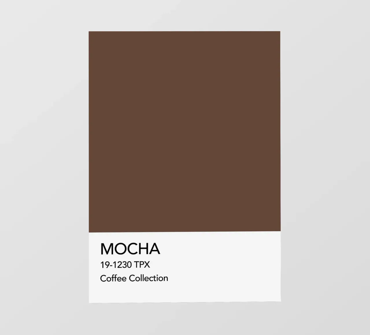Caffè moka Colore pantone pellicola backlit da ColorShop