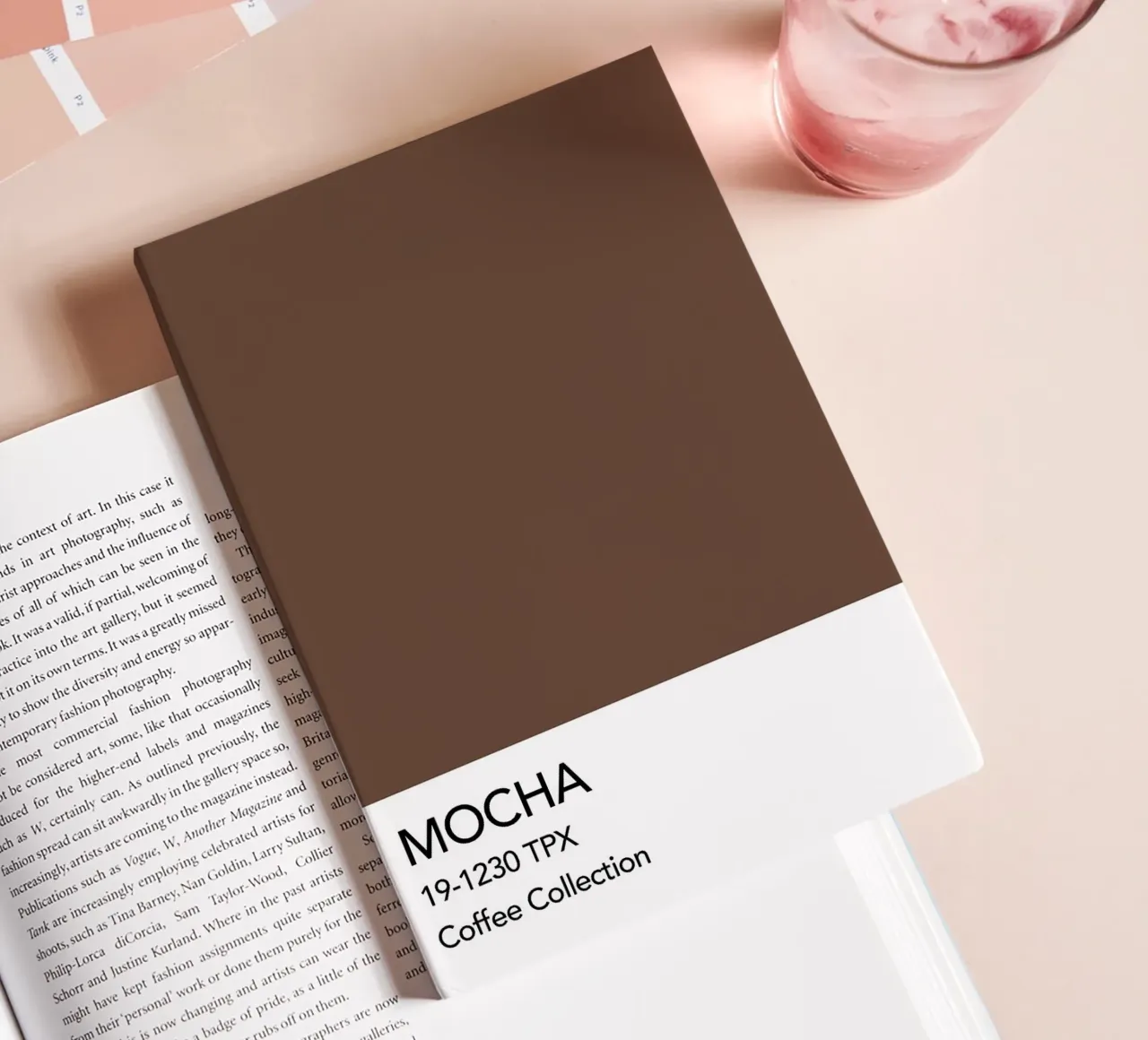 Mocha Coffee Pantone Color notebook by ColorShop