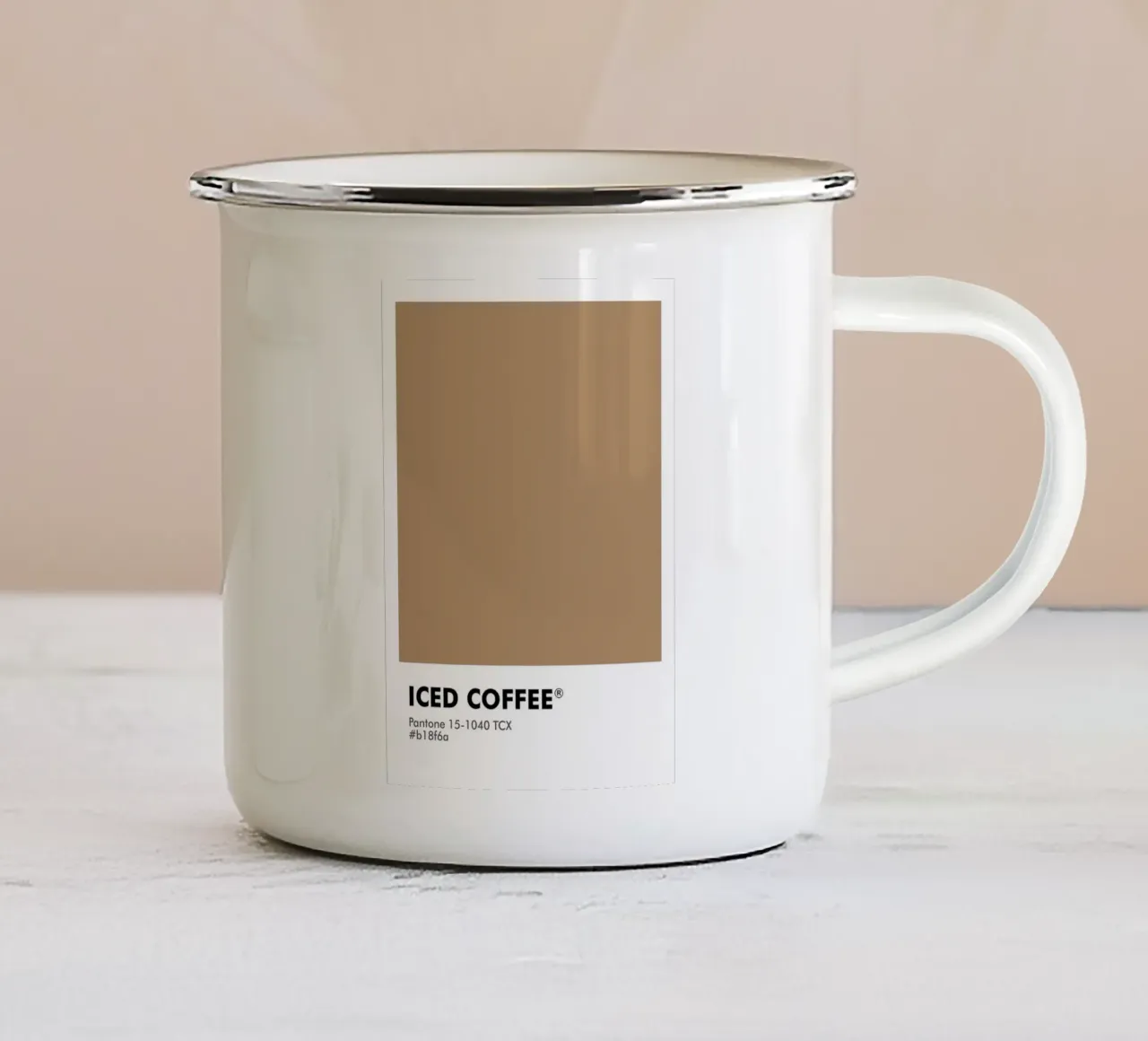 CAFFÈ FREDDO PANTONE tazza in smalto da ColorShop