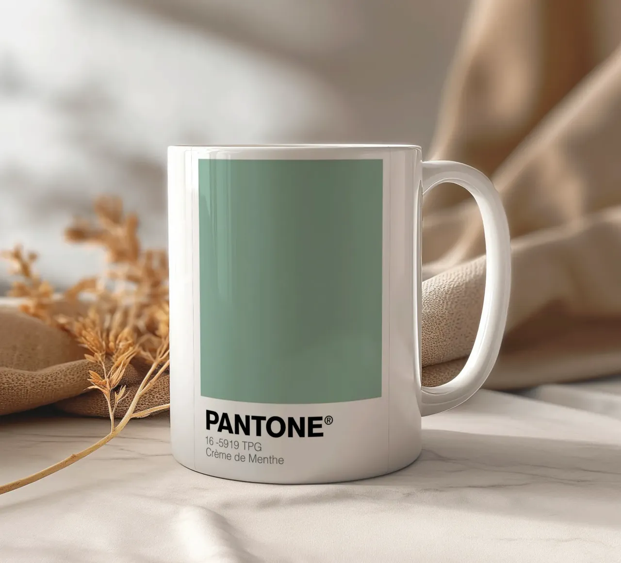 PANTONE Creme de Menthe tazza in ceramica da ColorShop