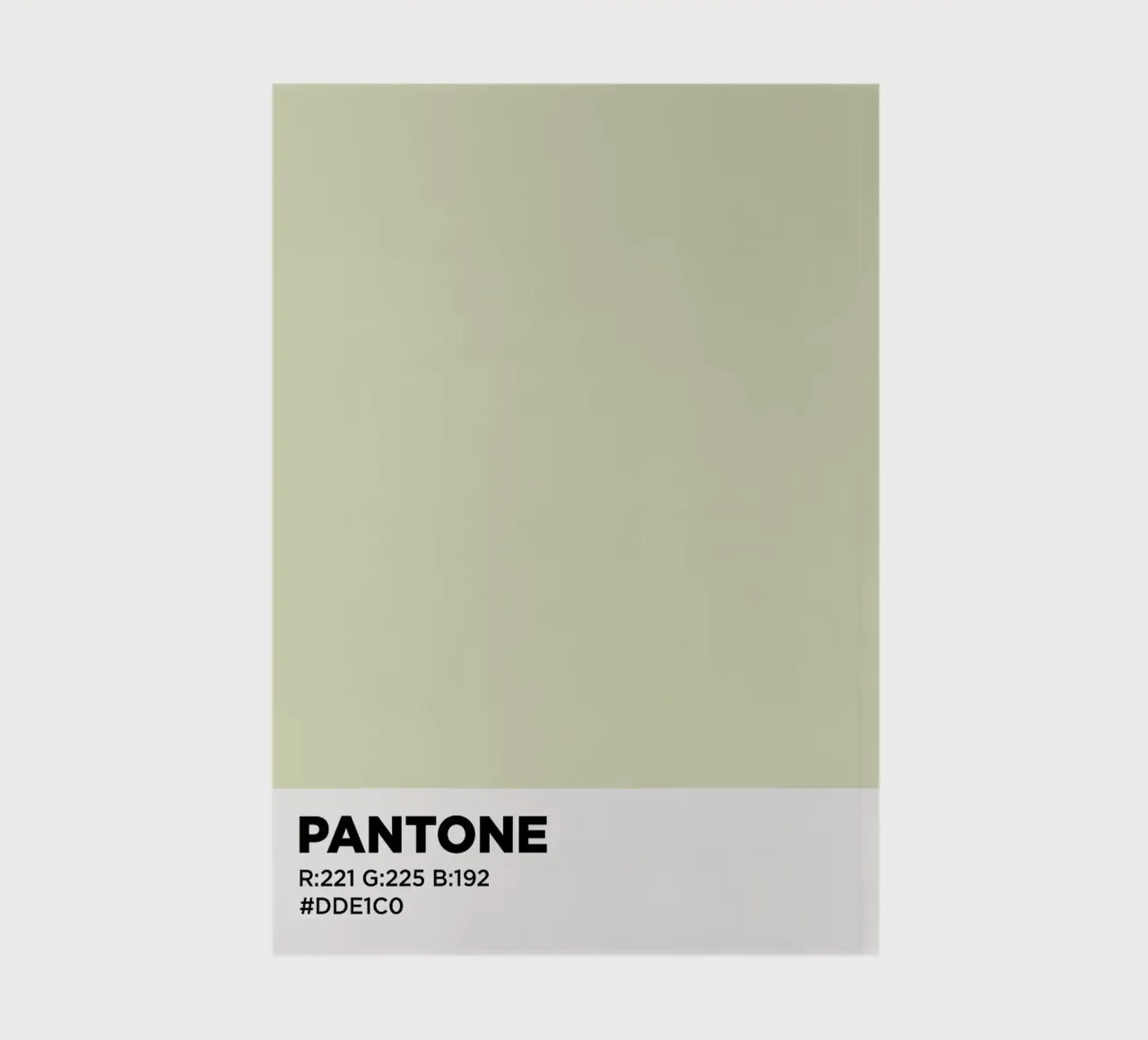 pantone colour palette notebook by ColorShop