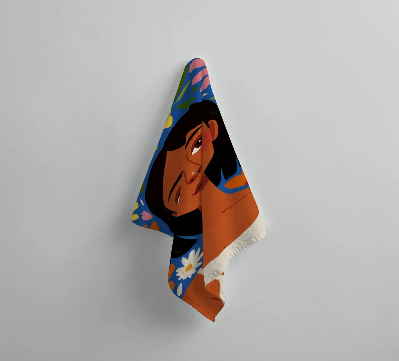 Floral Portrait Radiance towel by Sentinel Glow