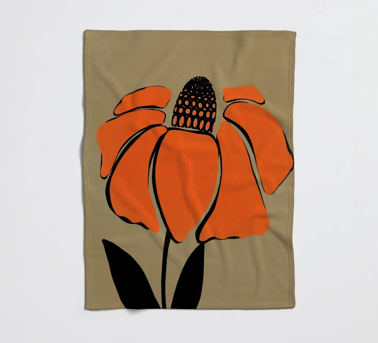 Riso no.4 coperta in pile da Froilein Juno