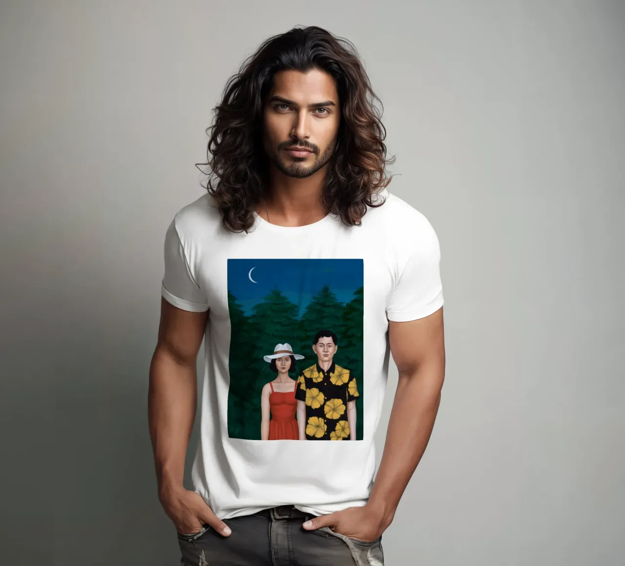 Coppia sotto un albero t-shirt da Sentinel Glow