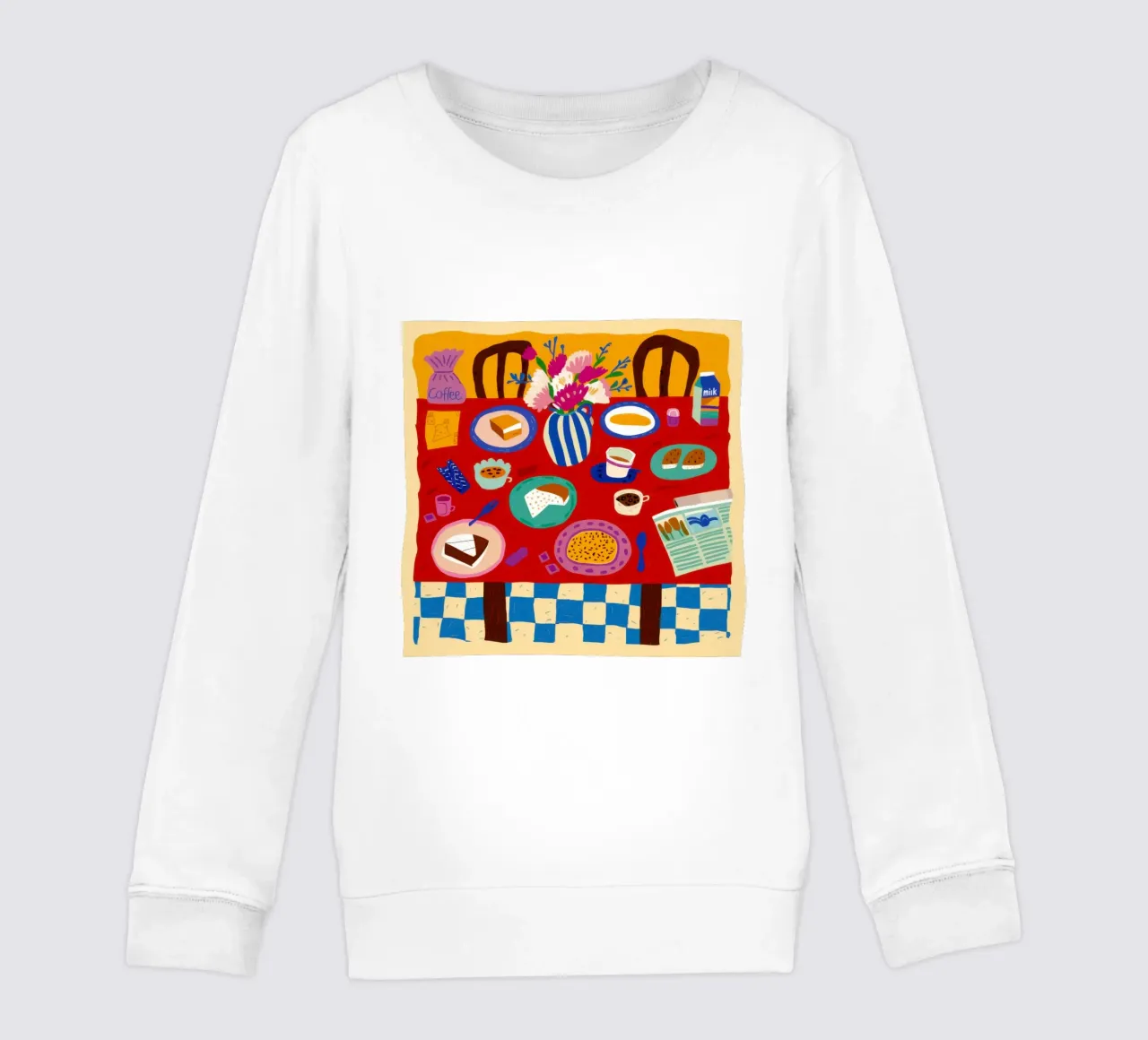 Pizza a scacchi Stillness felpa bambino da Pale Aura