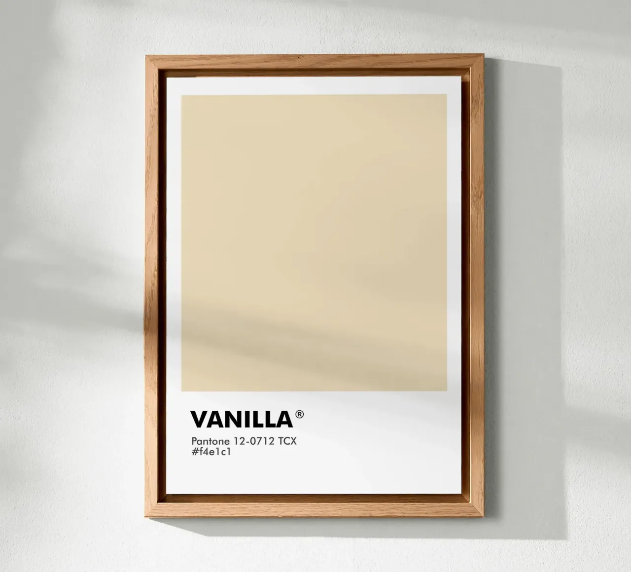 PANTONE VANILLA alluminio dibond da ColorShop