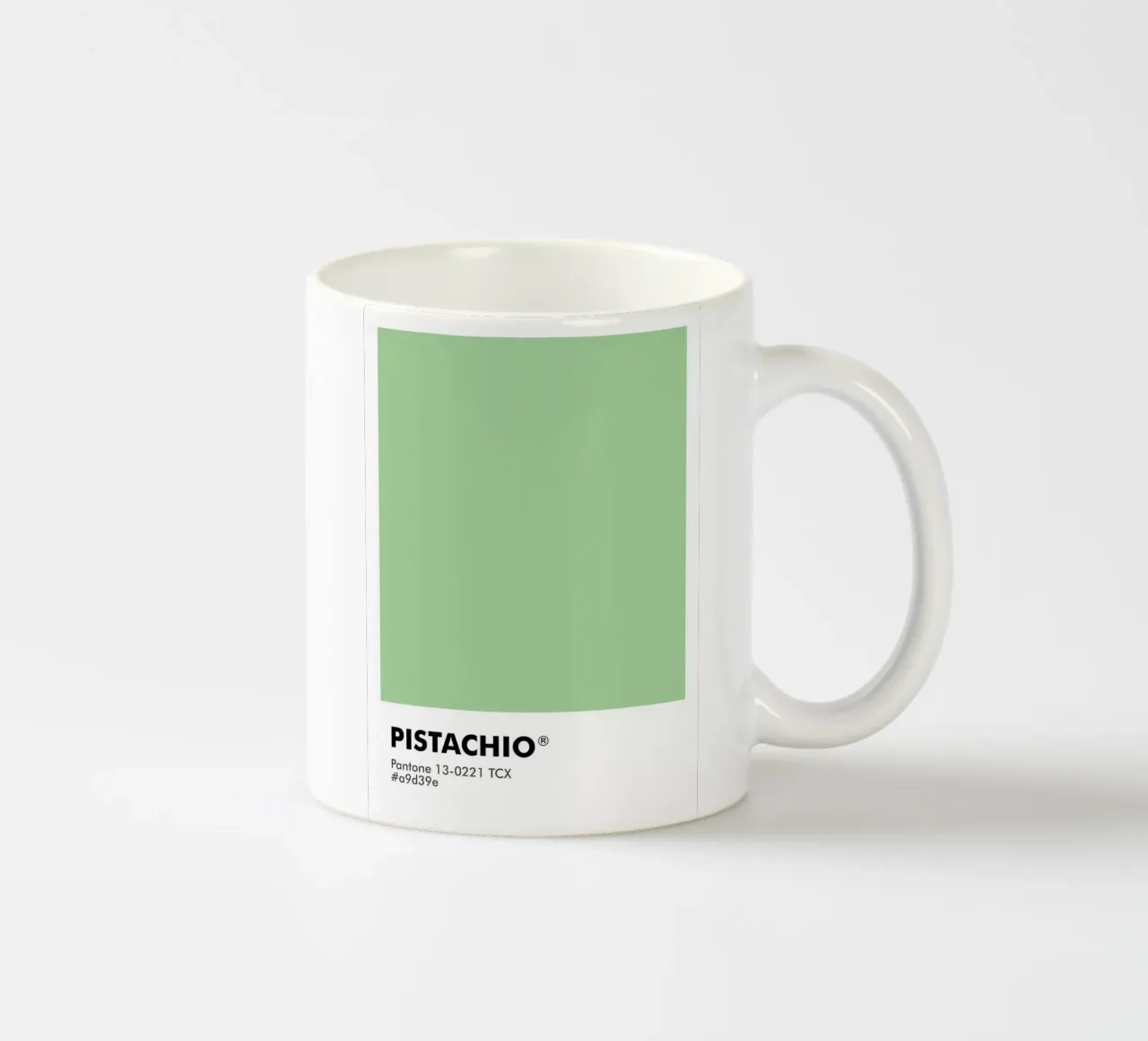 pistachio pantone tazza in ceramica da ColorShop