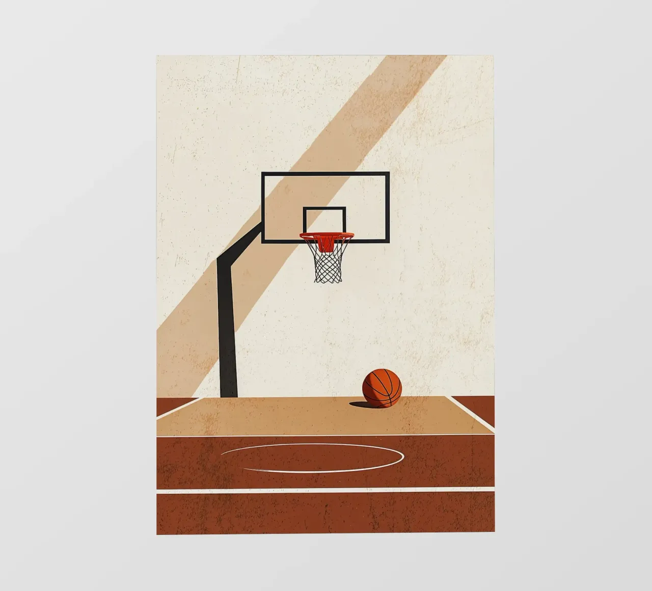 Canestro da basket minimalista pellicola backlit da ColorShop