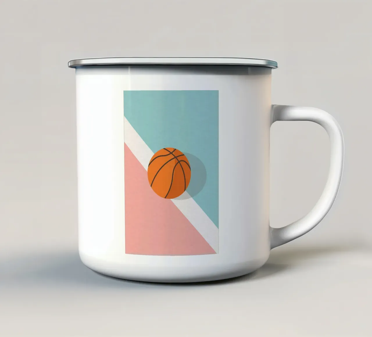 pallacanestro tazza in smalto da ColorShop