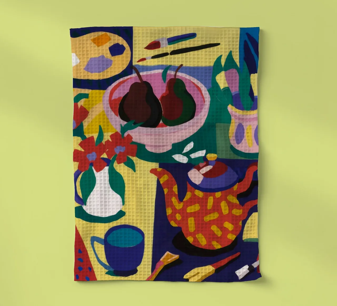 Mesa Maximalist Artist paño de cocina de Stone Decade