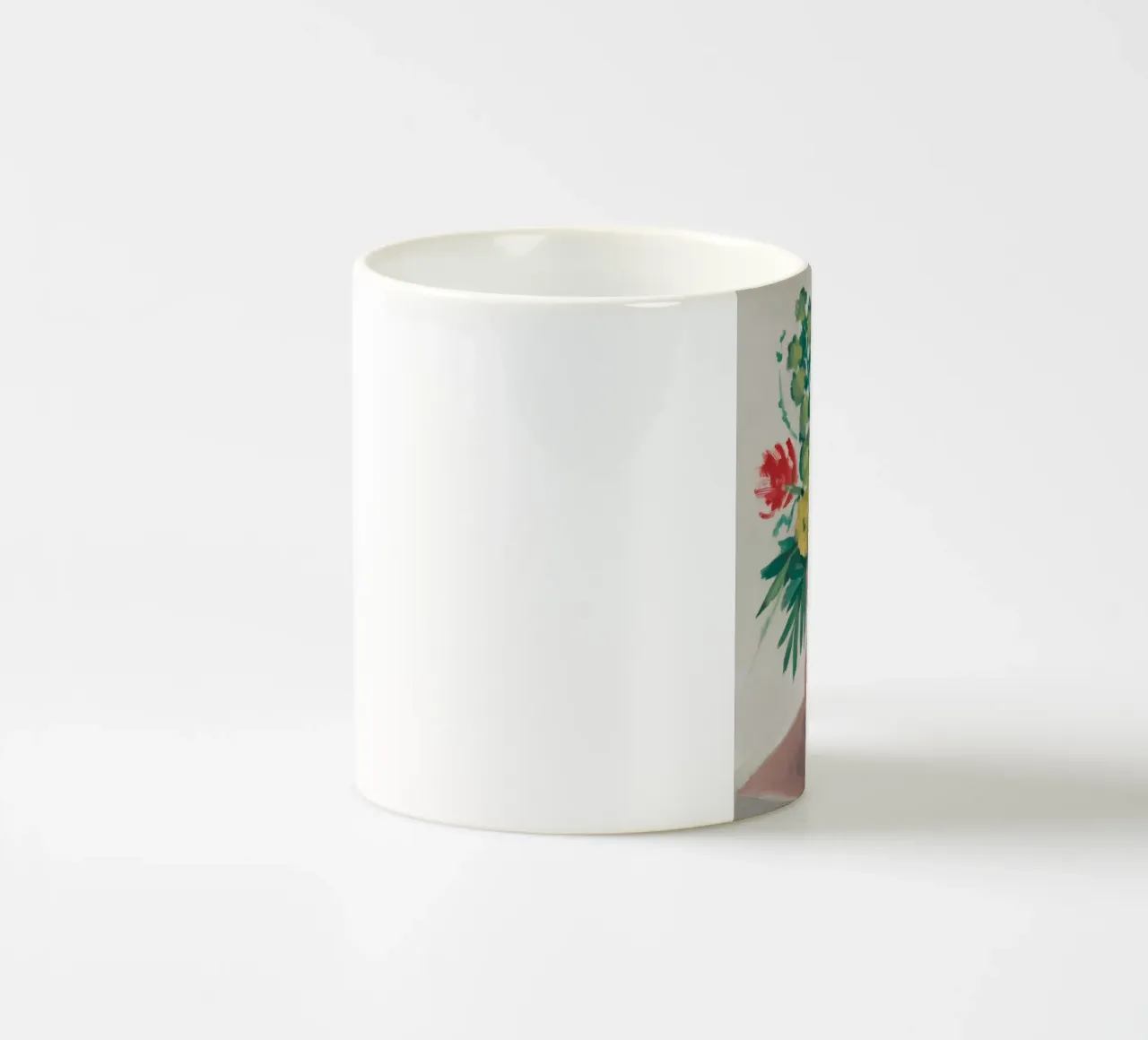Fiori di melo in vaso rosa tazza in ceramica da Stone Decade